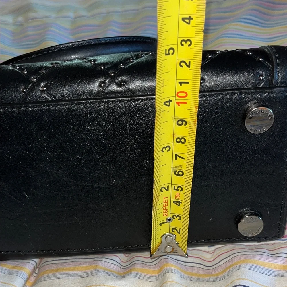 Michael Kors Black Studded‎ Quilted Satchel